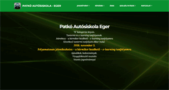 Desktop Screenshot of patkoautosiskola.hu