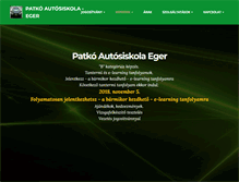 Tablet Screenshot of patkoautosiskola.hu